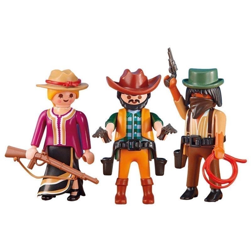 PLAYMOBIL Western 2 paires de manchettes marrons pour vos cow boys PLAYMOBIL Western 2 paires de manchettes marrons pour vos cow boys